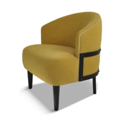 Paget Factory Fauteuil vintage en tissu fabriqué en France> Fauteuil De Salon