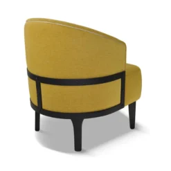 Paget Factory Fauteuil vintage en tissu fabriqué en France><noscript><img width=