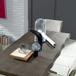 Altacom Fahrenheit Table extensible design italien rectangulaire avec pied mikado><noscript><img width=