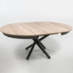 Altacom Fahrenheit Table ronde extensible design en mélaminé et pied mikado><noscript><img width=