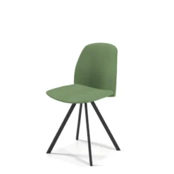 Perfecta Figaro Chaise moderne pivotante en tissu fabriquée en Belgique><noscript><img width=