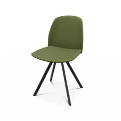 Perfecta Figaro Chaise moderne pivotante en tissu fabriquée en Belgique><noscript><img width=