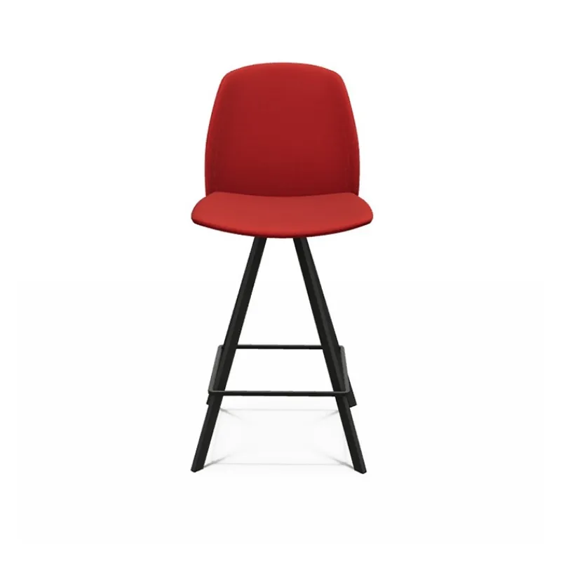 Perfecta Figaro Tabouret snack pivotant en tissu de fabrication belge> Tabouret Snack (assise +/- 65 Cm)|Tabouret De Bar (assise +/- 80 Cm)