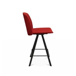 Perfecta Figaro Tabouret snack pivotant en tissu de fabrication belge><noscript><img width=