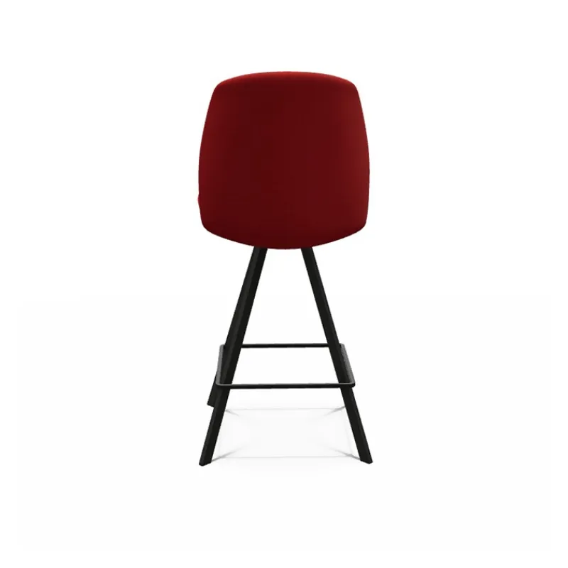 Perfecta Figaro Tabouret snack pivotant en tissu de fabrication belge> Tabouret Snack (assise +/- 65 Cm)|Tabouret De Bar (assise +/- 80 Cm)