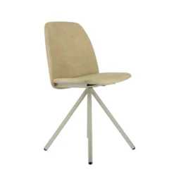 Perfecta Fiona 2 Chaise moderne en tissu et pieds métal><noscript><img width=
