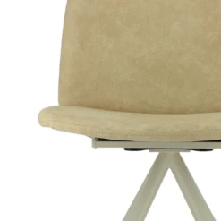 Perfecta Fiona 2 Chaise moderne en tissu et pieds métal><noscript><img width=