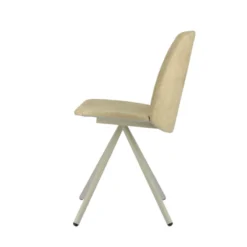 Perfecta Fiona 2 Chaise moderne en tissu et pieds métal><noscript><img width=