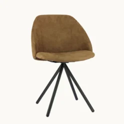Perfecta Fixie Chaise tendance en tissu et pieds en métal><noscript><img width=