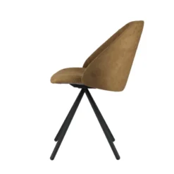 Perfecta Fixie Chaise tendance en tissu et pieds en métal><noscript><img width=