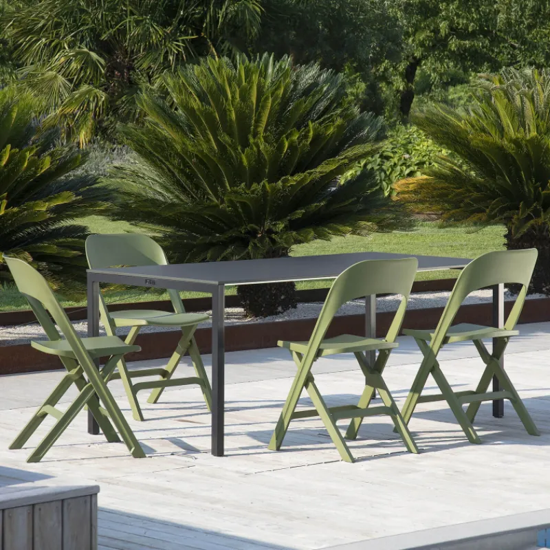 Flap Chaise de jardin pliante italienne en polypropylène> Chaise De Jardin
