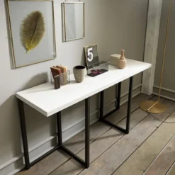Altacom Flap Table console extensible en mélaminé> Table Pour Petit Espace