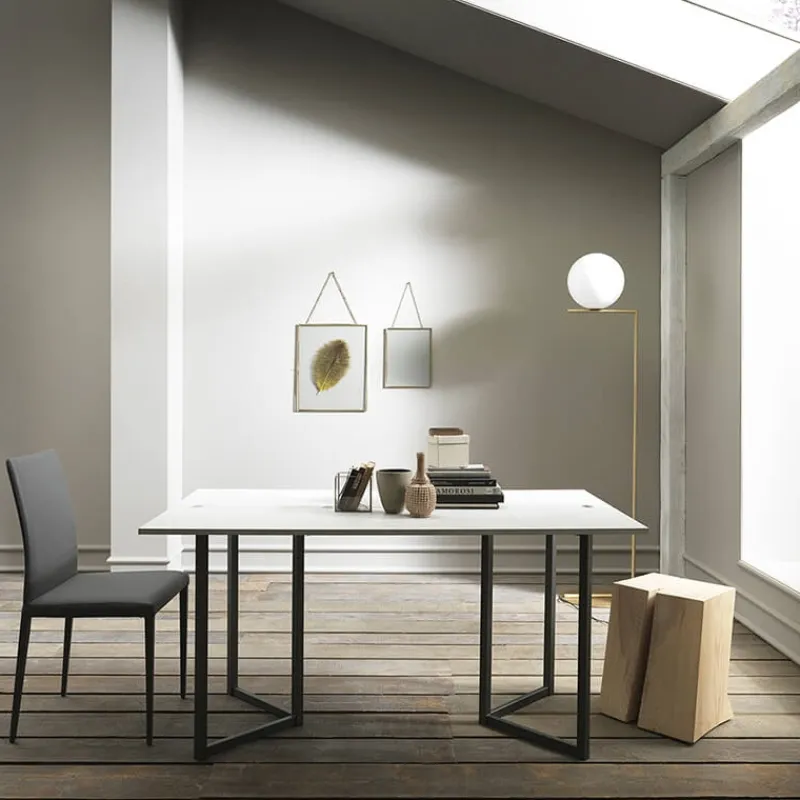 Altacom Flap Table console extensible en mélaminé> Table Pour Petit Espace