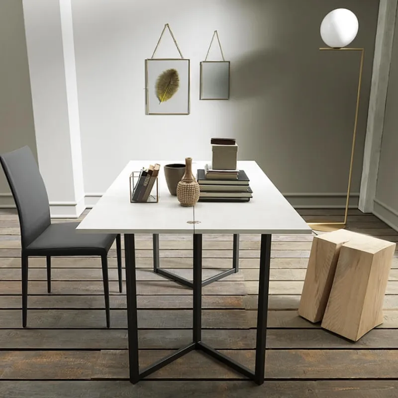 Altacom Flap Table console extensible en mélaminé> Table Pour Petit Espace