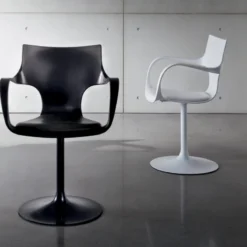 Sovet Italia Flûte Sovet® Chaise design pivotante avec accoudoirs> Chaise De Cuisine|Chaise De Salle à Manger