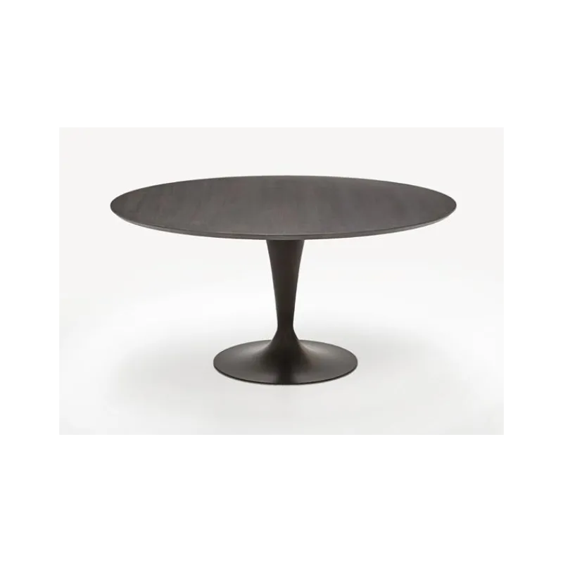 Sovet Italia Flûte Sovet® Table ronde design plateau bois> Table De Salle à Manger