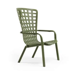 Folio Fauteuil de jardin réglable et empilable en polypropylène design><noscript><img width=