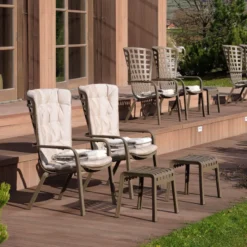 Folio Fauteuil de jardin réglable et empilable en polypropylène design><noscript><img width=