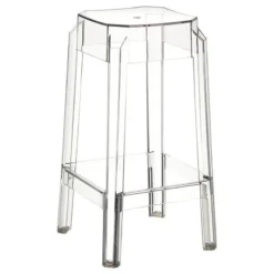 Fox Tabouret snack moderne en plexi hauteur 65 cm><noscript><img width=