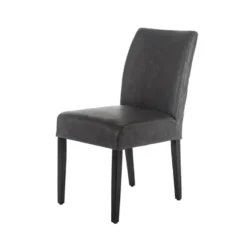 Sessio Fritz diamant Chaise avec dos matelassé en synthétique et pieds en bois> Chaise De Cuisine|Chaise De Salle à Manger