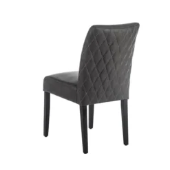 Sessio Fritz diamant Chaise avec dos matelassé en synthétique et pieds en bois><noscript><img width=