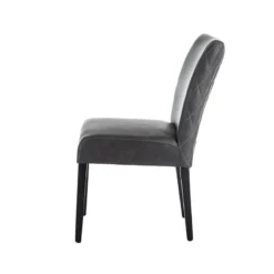 Sessio Fritz diamant Chaise avec dos matelassé en synthétique et pieds en bois><noscript><img width=