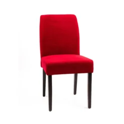 Sessio Fritz line Chaise contemporaine avec dos matelassé en tissu et pieds en bois><noscript><img width=