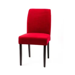 Sessio Fritz line Chaise contemporaine avec dos matelassé en tissu et pieds en bois><noscript><img width=