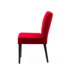 Sessio Fritz line Chaise contemporaine avec dos matelassé en tissu et pieds en bois><noscript><img width=