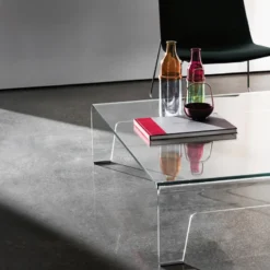 Sovet Italia Frog Sovet® Table basse design rectangulaire en verre> Table De Salon