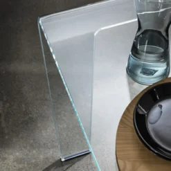 Sovet Italia Frog Sovet® Table design rectangulaire ou carrée en verre><noscript><img width=