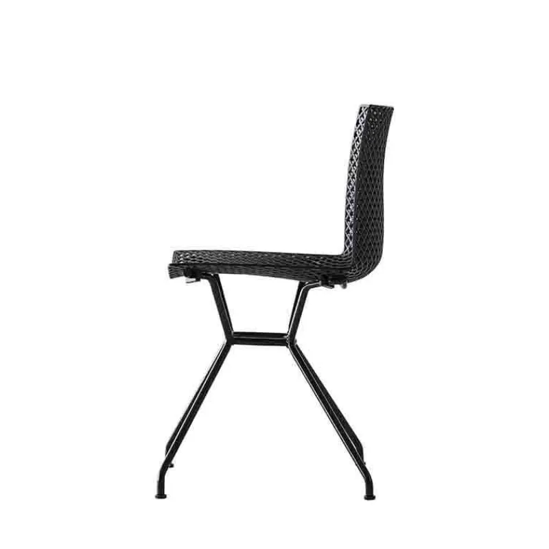 Fuller TC Chaise design italien microperforée avec pieds en métal> Chaise Pour Chambre|Chaise De Cuisine