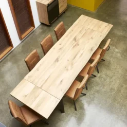 Couture Fusion Table design industriel extensible pieds en X><noscript><img width=