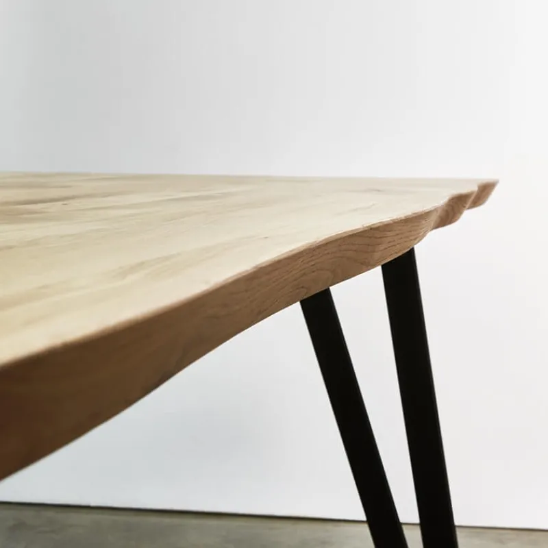 Couture Fusion Table design style industriel pieds en épingle> Table De Salle à Manger