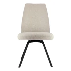 Gabin Chaise confortable en tissu avec dossier inclinable et pieds en métal><noscript><img width=