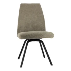 Gabin Chaise confortable en tissu avec dossier inclinable et pieds en métal><noscript><img width=
