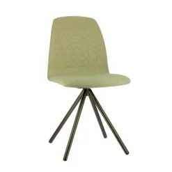 Perfecta Genua Chaise moderne pivotante en tissu et pieds métal> Chaise De Salle à Manger|Chaise De Bureau