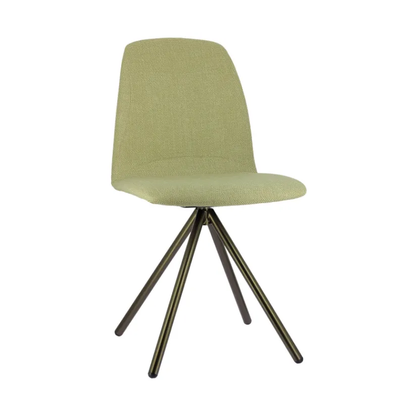 Perfecta Genua Chaise moderne pivotante en tissu et pieds métal> Chaise De Salle à Manger|Chaise De Bureau
