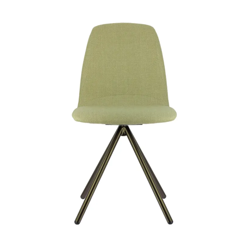 Perfecta Genua Chaise moderne pivotante en tissu et pieds métal> Chaise De Salle à Manger|Chaise De Bureau