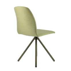Perfecta Genua Chaise moderne pivotante en tissu et pieds métal><noscript><img width=