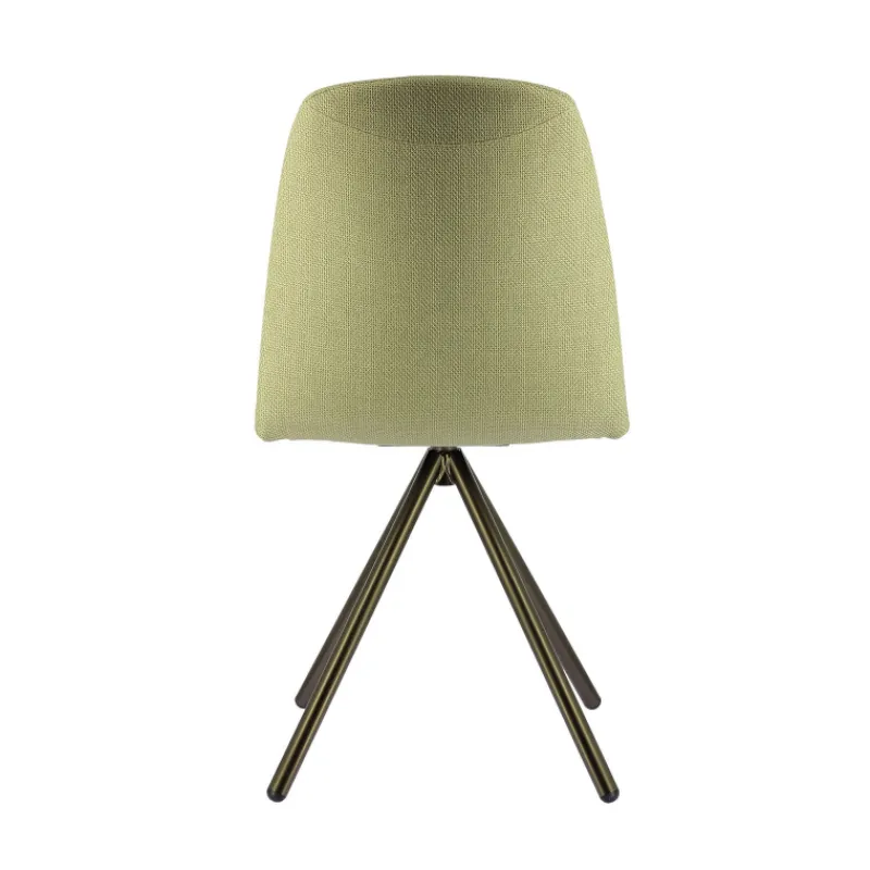 Perfecta Genua Chaise moderne pivotante en tissu et pieds métal> Chaise De Salle à Manger|Chaise De Bureau