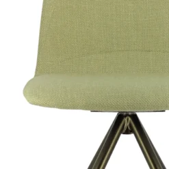 Perfecta Genua Chaise moderne pivotante en tissu et pieds métal><noscript><img width=