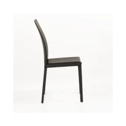 Airnova Giada Chaise de salle à manger en croûte de cuir><noscript><img width=