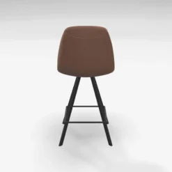 Perfecta Girona Tabouret pivotant avec dossier hauteur snack en tissu><noscript><img width=