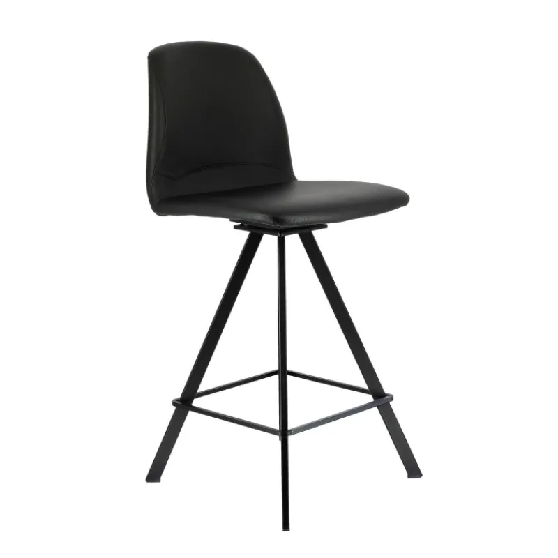 Perfecta Girona Tabouret snack pivotant moderne en simili> Tabouret Snack (assise +/- 65 Cm)|Tabouret De Bar (assise +/- 80 Cm)