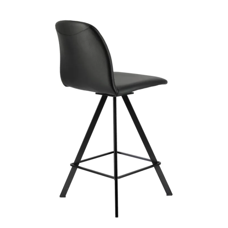 Perfecta Girona Tabouret snack pivotant moderne en simili> Tabouret Snack (assise +/- 65 Cm)|Tabouret De Bar (assise +/- 80 Cm)