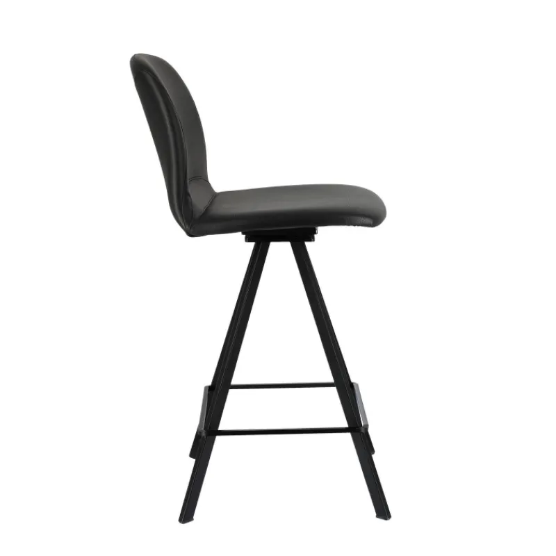 Perfecta Girona Tabouret snack pivotant moderne en simili> Tabouret Snack (assise +/- 65 Cm)|Tabouret De Bar (assise +/- 80 Cm)