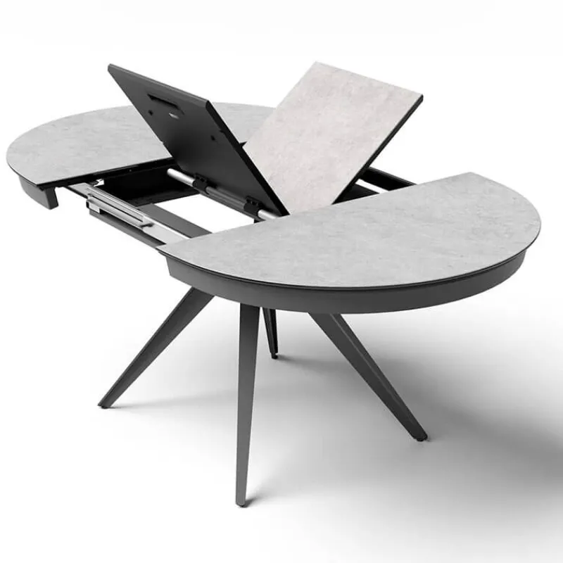 Cancio Globo Table ovale moderne extensible en Dekton> Table De Cuisine|Table De Salle à Manger