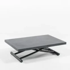 Altacom Géniale Table basse relevable petit espace en mélaminé><noscript><img width=