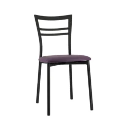 Go 1419 Chaise de cuisine rembourrée en synthétique et métal><noscript><img width=